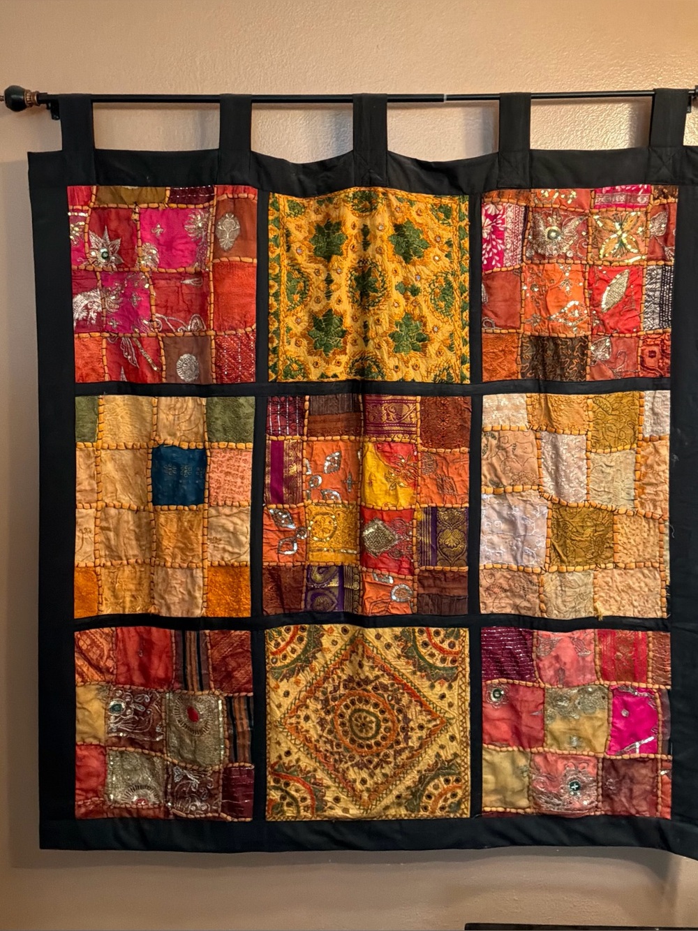 Embroidery wall hanging